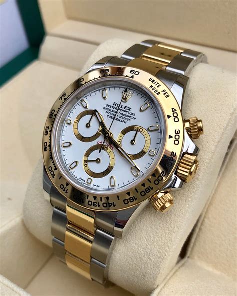 rolex daytona steel and gold|rolex daytona two tone price.